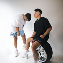 Load image into Gallery viewer, Floral v2 Shorts - Baby Blue