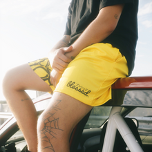 Load image into Gallery viewer, Floral v2 Shorts - Yellow