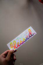 Load image into Gallery viewer, Blessed 6" Die Cut - Oil Slick