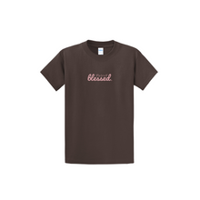 Load image into Gallery viewer, Blessed ? Tee - Brown
