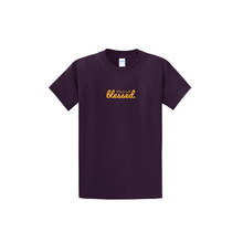 Load image into Gallery viewer, Blessed ? Tee - Purple
