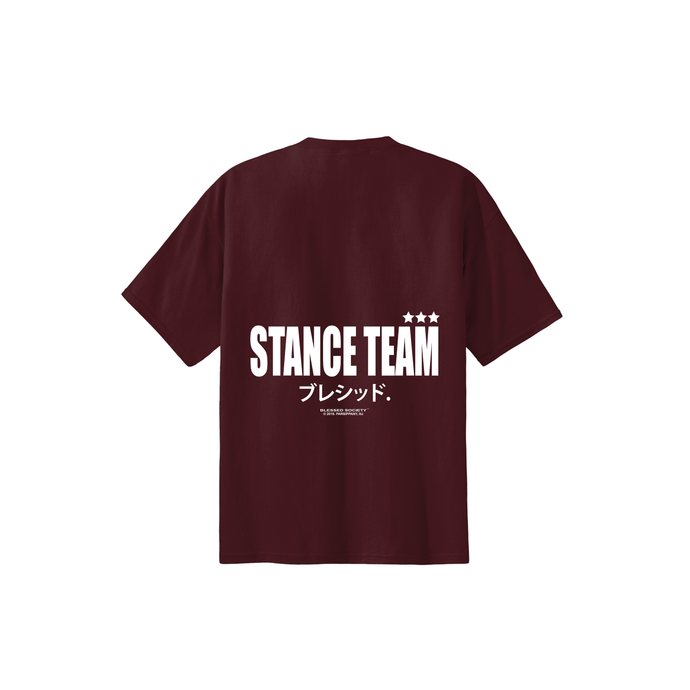 STANCE TEAM MAROON T-SHIRT