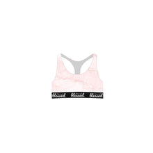 Load image into Gallery viewer, Blessed Marble Sports Bra Top - Pink - blessedsc

